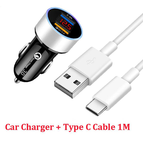 For OPPO A74 A94 5G A93 A73 A53 2020 Fast Car Charger-PA01176-Veeddydropshipping