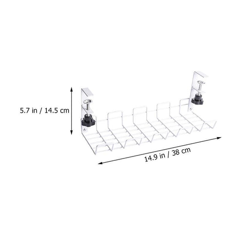 Desk Cable Tray Cord Organizer Rack Basket-HA00868-Veeddydropshipping