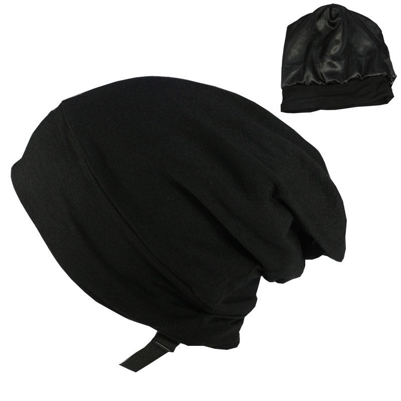 Lined Sleeping Beanie Hat Bamboo Headwear-Veeddydropshipping