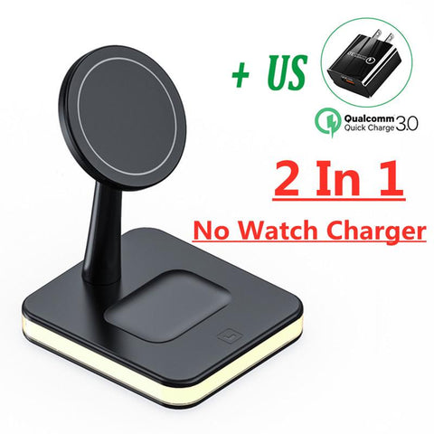 30W 3 in 1 Magnetic Wireless Charger Stand For Macsafe-PA01072-Veeddydropshipping