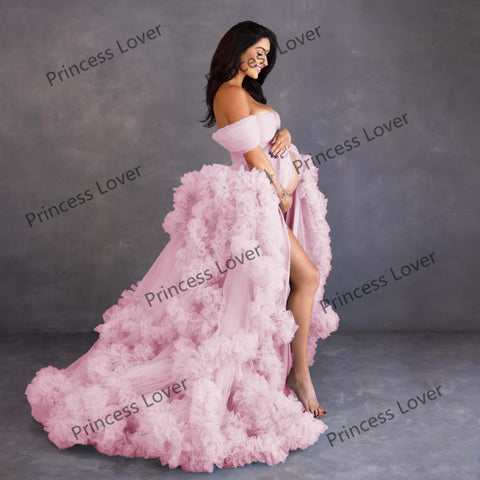Prom Dresses Pregnant Women Tiered Ruffles-WF01512-Veeddydropshipping
