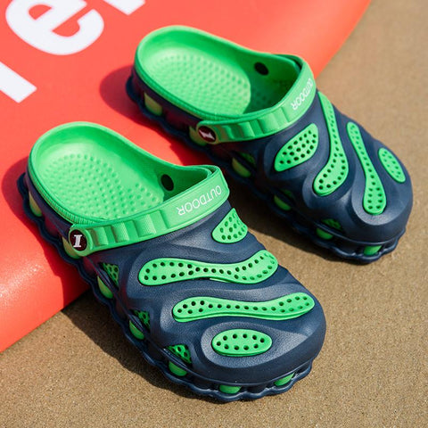 Clogs Plus Size 46 Beach Men Sandals Lightweight Rubber Flip Flop-BS01502-Veeddydropshipping