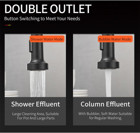 Kitchen Faucets Mixers Hot Cold Water-TI00610-Veeddydropshipping
