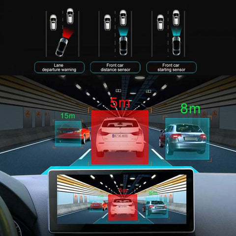 Car Dash Cam 720P HD Car Driving Recorder Android Stereo ADAS Night-AM00700-Veeddydropshipping