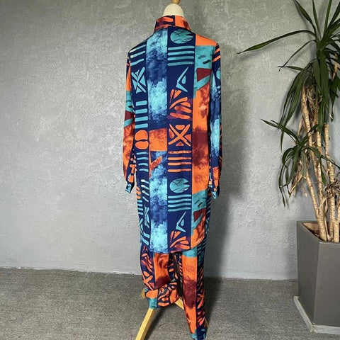 Two Piece Set African Clothing for Women-WF01677-Veeddydropshipping