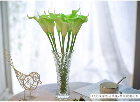 Real Touch Artificial Flowers Calla Bouquet-HA00767-Veeddydropshipping