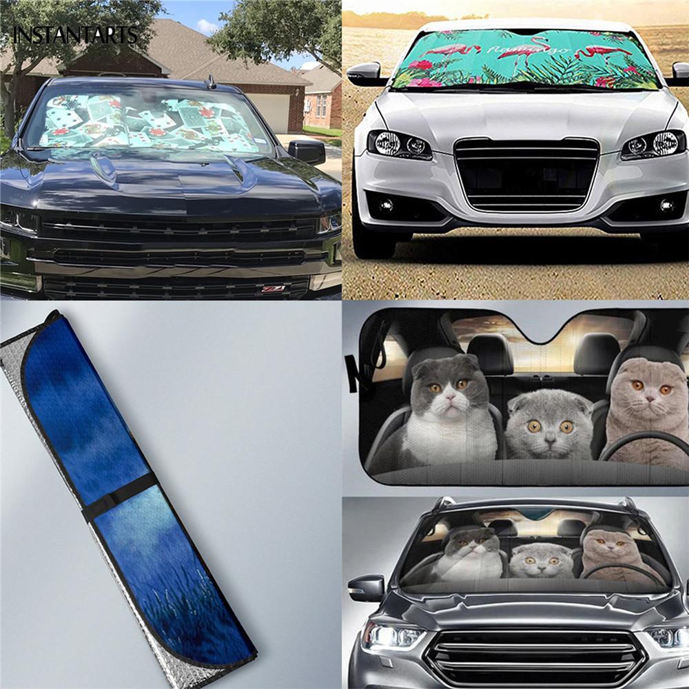 Protector Evil Eyes Custom Car Sunshade Sun Shade Universal-AM00922-Veeddydropshipping