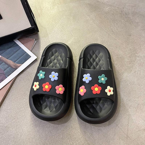 Slide Flower Series Flip Flops Indoor Bathroom Non-slip-BS01128-Veeddydropshipping