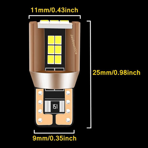 2Pcs New T10 W5W Super Bright 2016 LED Car Parking Lights WY5W Auto-AM00017-Veeddydropshipping