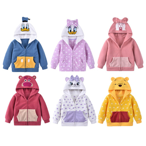 Mickey Baby Girls Boys Cartoon Keep Warm Hoodie Coat Autumn and Winter Baby-TB01025-Veeddydropshipping