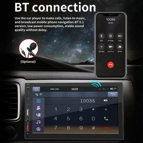 X2S 2Din Car Stereo Radio For CarPlay Android Auto 7-inch Touch-AM00652-Veeddydropshipping