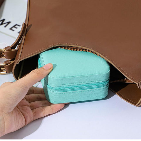 Portable Box Jewelry Organizer Travel Case Boxes-HA00786-Veeddydropshipping