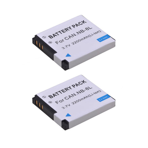 2200mAh NB-8L NB8L 8L Li-ion Battery For Canon PowerShot A3300 A3200 A3100 A3000 -CE00276-Veeddydropshipping