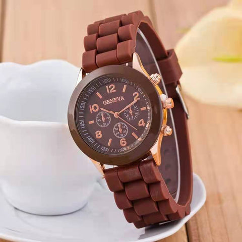 simple Casual Quartz Watch Women Crystal Silicone Watches -JW00948-Veeddydropshipping