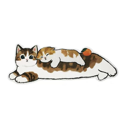Long Carpet Kawaii Cat Pattern Rug Soft Floor Mat-HA00482-Veeddydropshipping