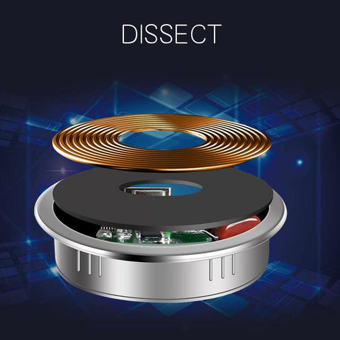 3 in 1 Desk Embeded Wireless Charger-Veeddydropshipping