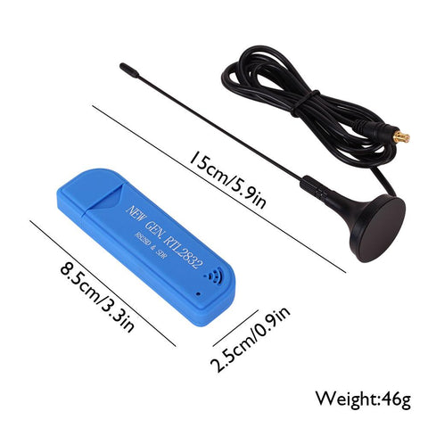 USB 2.0 TV Receiver DAB FM RTL2832U R828D SDR RTL A300U 25MHz-CE00847-Veeddydropshipping