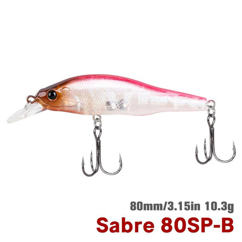 Suspending Minnow 80mm 10.3g Fishing Lure Sabre Long Casting Artificial Hard-OS00511-Veeddydropshipping