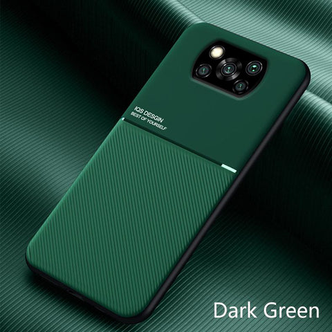 Luxury Business Shock Anti-fall Phone Case For Xiaomi Poco X3 Nfc Pro-PA00339-Veeddydropshipping