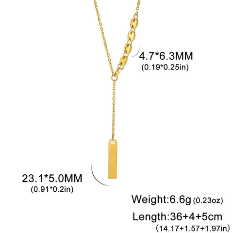 Nostril Chain Necklaces for Women Stainless Steel Jewelry-JW01215-Veeddydropshipping