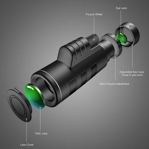 3In1 Lens Universal 40X60 Optical Glass Zoom Telescope Telephoto-PA01213-Veeddydropshipping