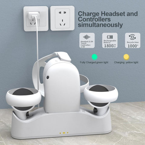 Magnetic Charging Dock Station For Oculus Quest2 Goggles Glasses -CE01188-Veeddydropshipping