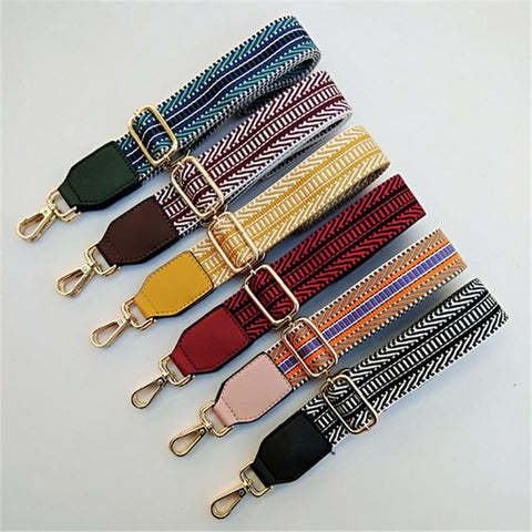 Embroidery Bag Stripe Adjustable Lengthened Ethnic Style-BS00685-Veeddydropshipping