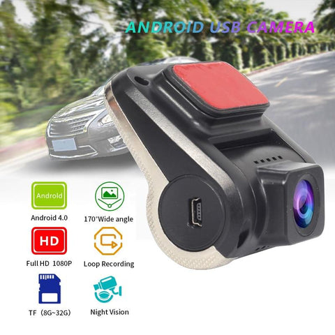 Car Android USB Pro 1080P HD Hidden Night Vision Car DVR Video Recorder-AM00698-Veeddydropshipping