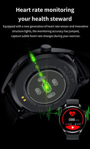 Smart Watch Men Answer Call Sport Fitness Tracker Wireless-JW00872-Veeddydropshipping