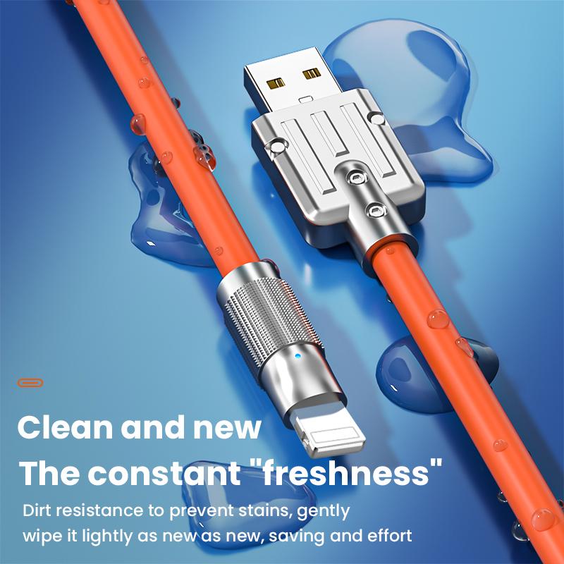 120W Super Fast Charging Cable USB Type C  Silicone Cable-Veeddydropshipping