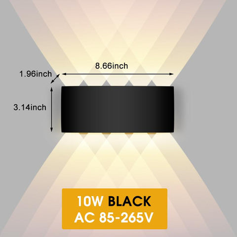 LED wall lamp Waterproof outdoor Aluminum-TI00449-Veeddydropshipping