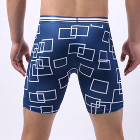 High-End Fashion Long Boxer Shorts Sports Men Beach Shorts Swim Men&#39;s-MF01665-Veeddydropshipping