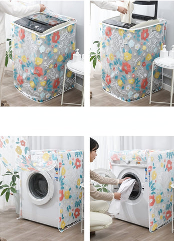 Washing Machine Dust Cover Sunscreen Proof Cover-HA01121-Veeddydropshipping