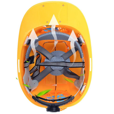 Solar Power Fan Safety Helmet Outdoor Protective Construction Hard Hat ABS Material Working Workplace Cap Powered-CO00689-Veeddydropshipping