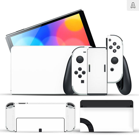 1PC Pure Color Skin Sticker Protector For Nintendo Switch OLED Classic Switch -CE01463-Veeddydropshipping