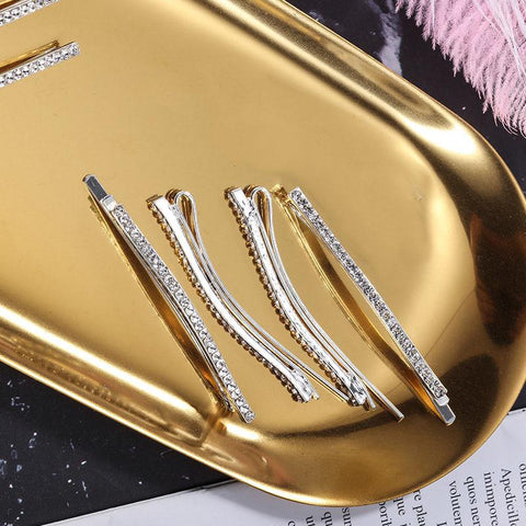Rhinestones Hair Clip Hair Accessories Jewelry headdress -JW00481-Veeddydropshipping