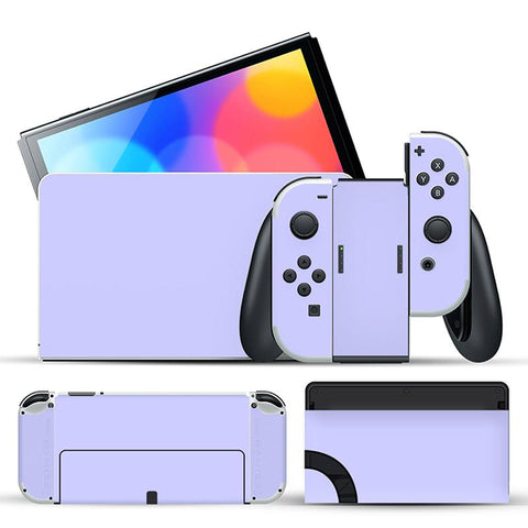 1PC Pure Color Skin Sticker Protector For Nintendo Switch OLED Classic Switch -CE01463-Veeddydropshipping