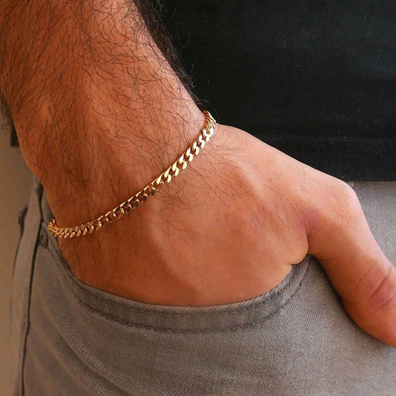 Chunky Miami Curb Chain Bracelet Stainless Steel Cuban -JW00256-Veeddydropshipping