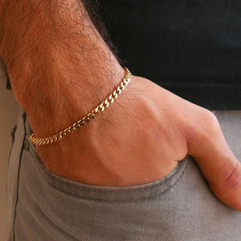Chunky Miami Curb Chain Bracelet Stainless Steel Cuban -JW00256-Veeddydropshipping