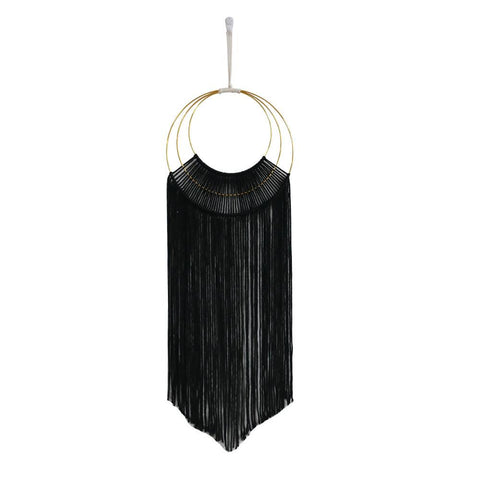 Creative Metal Round Cotton Wall Decoration-HA00215-Veeddydropshipping