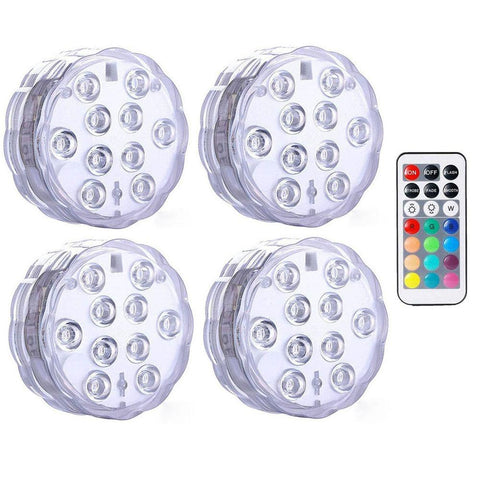 IP68 Waterproof Multi Color Submersible LED Lights Underwater Night-TI00954-Veeddydropshipping