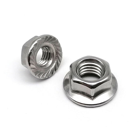 Head Serrated Lock Spinlock Flange Nut-TI00569-Veeddydropshipping