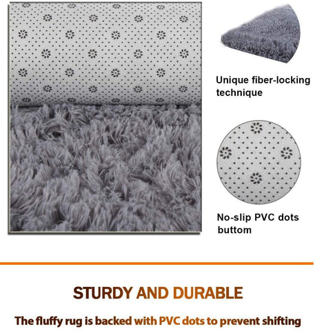 Thick Round Rug Carpets Soft Home Decoration-HA00451-Veeddydropshipping