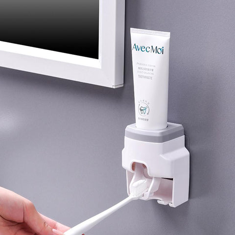 Toothbrush Holder Set Toothpaste Dispenser-HA01022-Veeddydropshipping