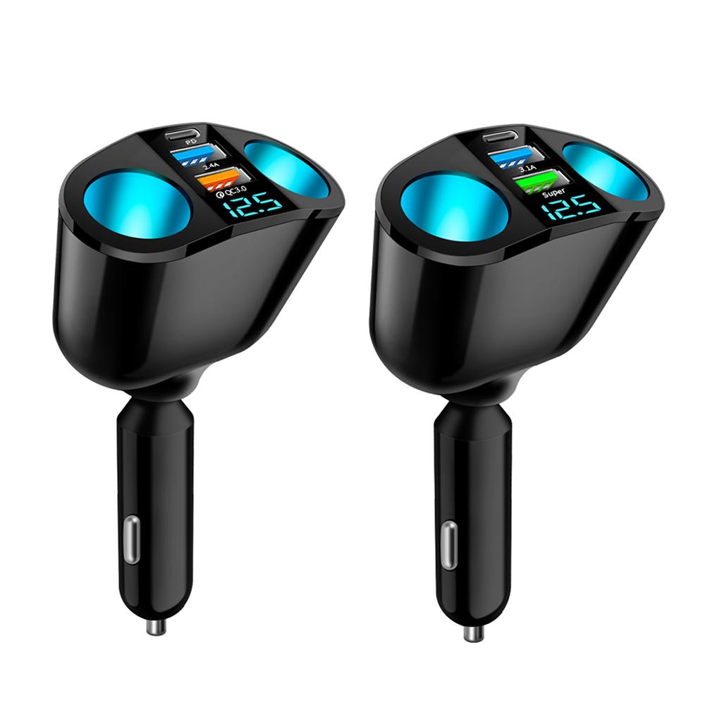 Type C Usb Socket Car Charger QC3.0 Car Lighter-PA01144-Veeddydropshipping
