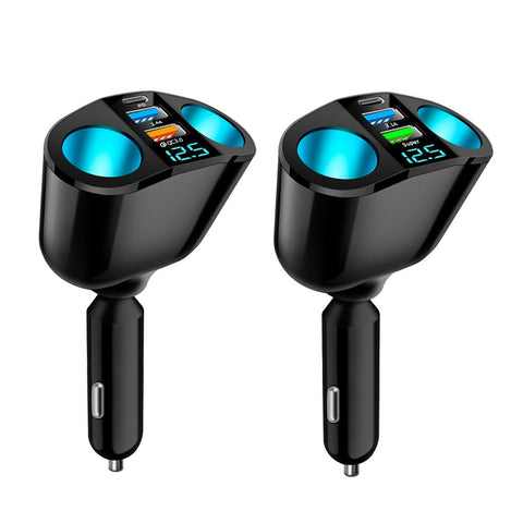 Type C Usb Socket Car Charger QC3.0 Car Lighter-PA01144-Veeddydropshipping