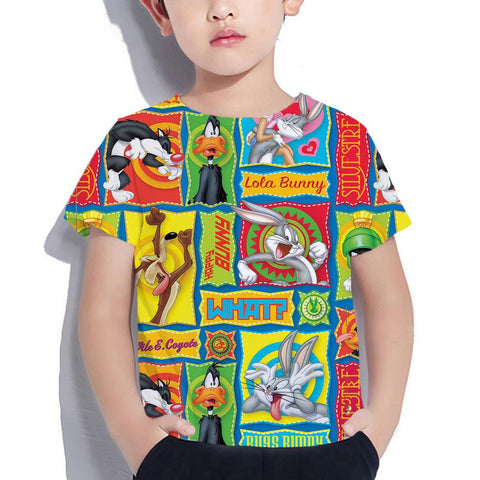 Hot Sale Creative Casual Loose Boys&#39; Short Sleeve Disney Mickey -TB01136-Veeddydropshipping