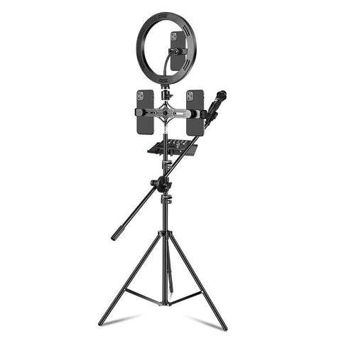 Mobile Phone Live Bracket Tripod Desktop Ground Lighting Lamp -CE00499-Veeddydropshipping