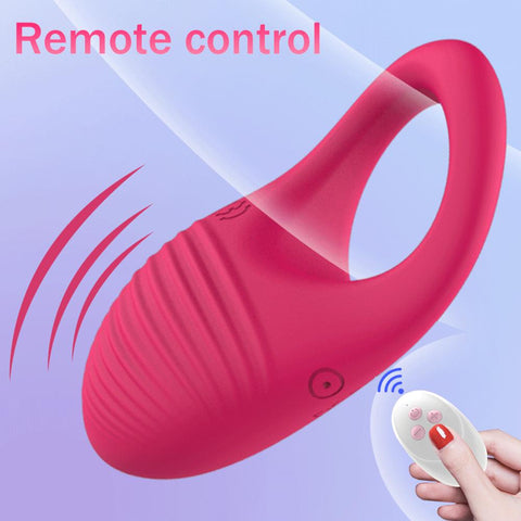 Wireless Remote Control Cockring Vibrator Clitoris Stimulation Sleeve-BH01220-Veeddydropshipping
