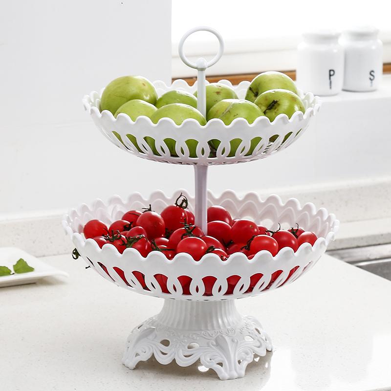 Household multi-layer fruit plate table bowl-HA01313-Veeddydropshipping